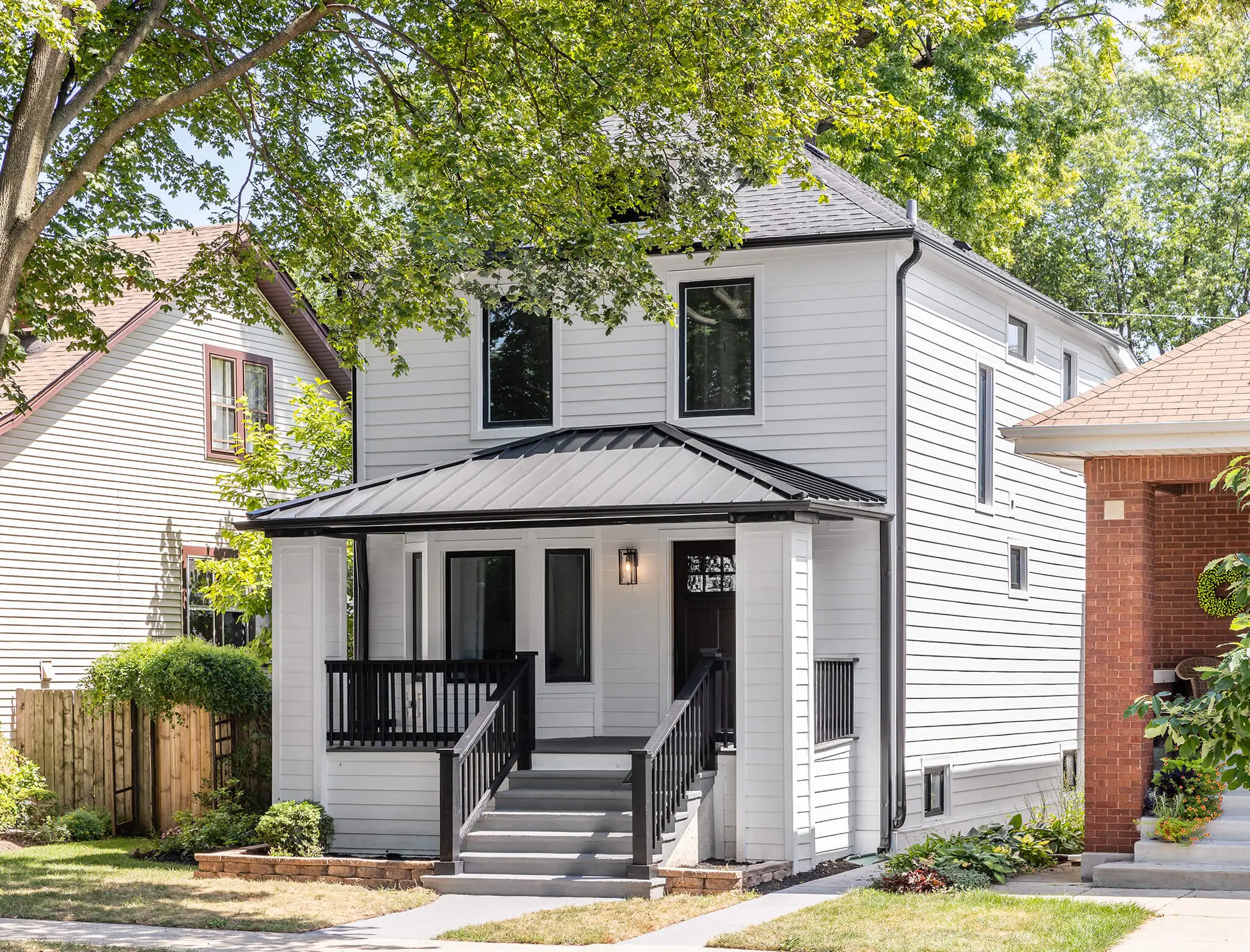 Contractor working on roof